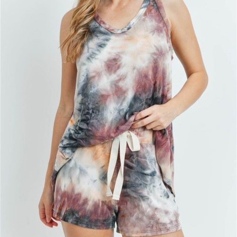 Sunset Tie Dye Lounge Set
